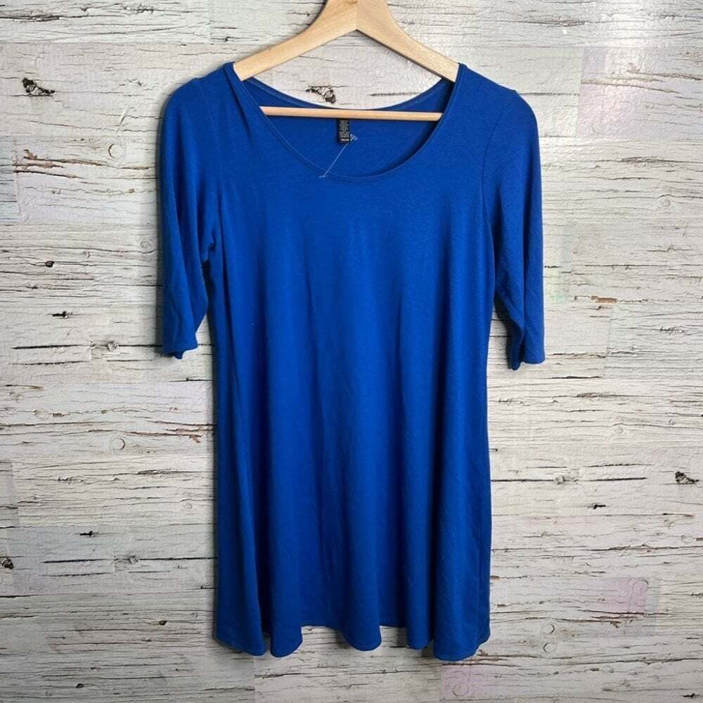 Eileen fisher blue tunic size xs top
